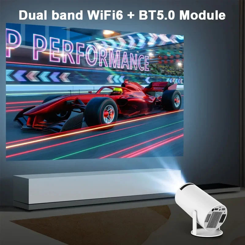 2024 New 4K Android 11 Dual Wifi6 200 ANSI Allwinner H713 BT5.0 1080P 1280*720P Tenha seu cinema em casa!