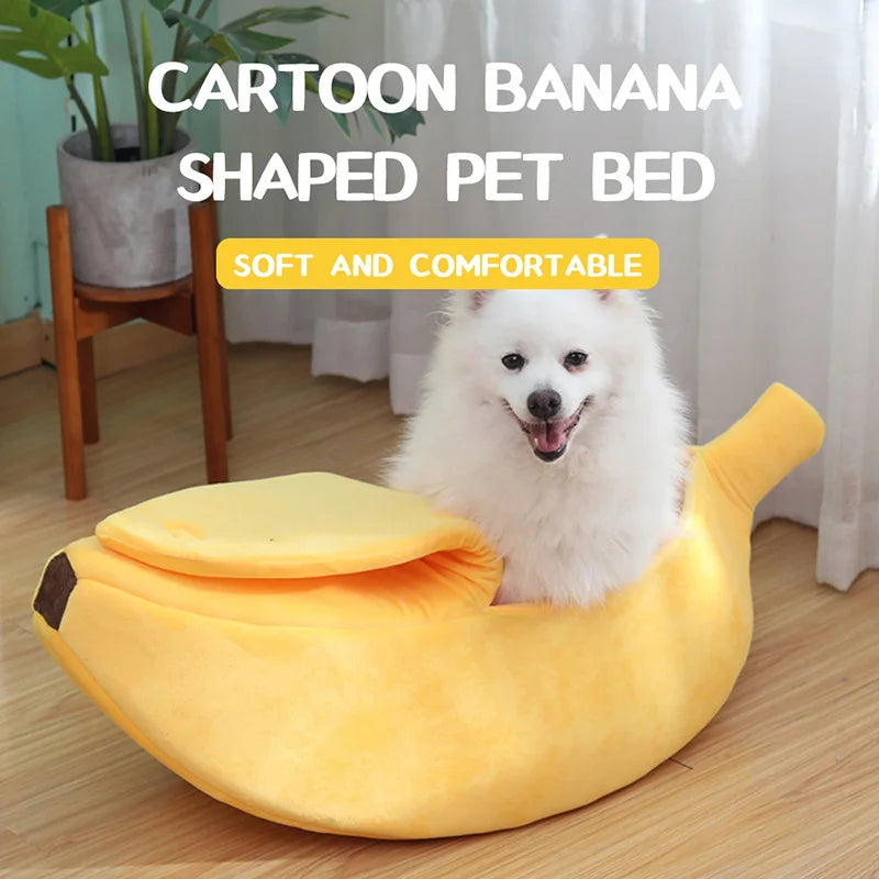 Cama de banana portátil para gato